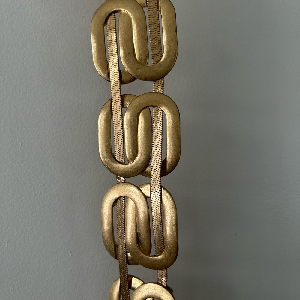 Chic Gold Chain Link Belt